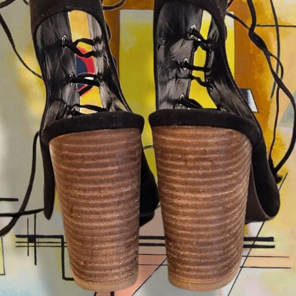 CARLOS by Carlos Santana Jolene Lace Up Ankle Boots Size 7 - Picture 4 of 7